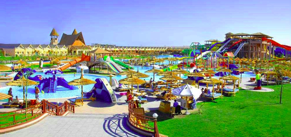Visit water park Jungle Aqua Park from any hotel in Hurghada