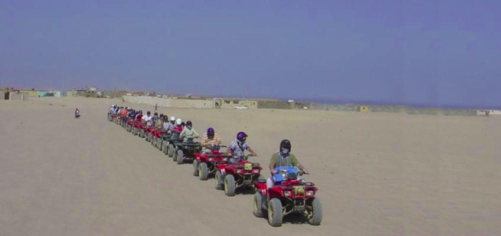 Moto safari on the quads - 5 hours trip from Hurghada