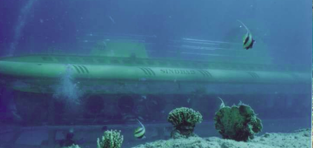 Trip on Sindbad submarine in Hurghada